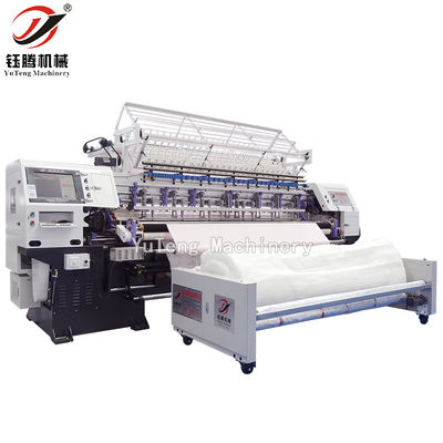 Εργοστάσιο χρησιμοποιεί υπολογιστή Shuttle Lock Stitch Multi Needle Quilting Machine για την κατασκευή κρεβατιού από κουβέρτα