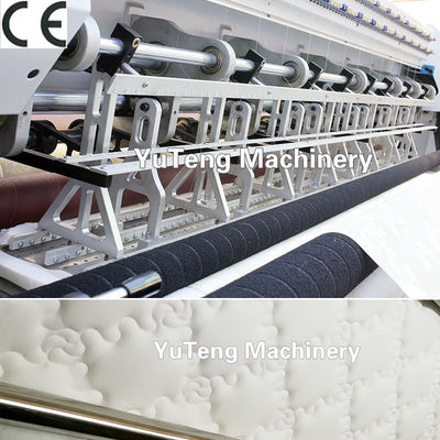 2450mm Multi Needle Quilting Machine με ταχύτητα 1200RPM και πάχος 80mm για κατασκευή στρωμάτων