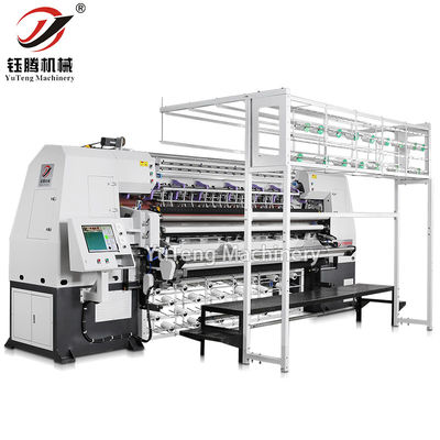 Μεγάλη ταχύτητα 100-1000RPM Πολλαπλή βελόνα Quilting Machine με 2450MM πλάτος εργασίας και 80MM πάχος ράψιμο για την κατασκευή στρώματος