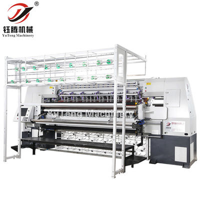 Μεγάλη ταχύτητα 100-1000RPM Πολλαπλή βελόνα Quilting Machine με 2450MM πλάτος εργασίας και 80MM πάχος ράψιμο για την κατασκευή στρώματος